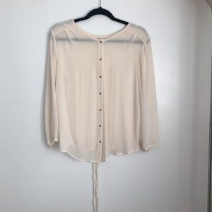 Marshall’s Cream Button-Up Blouse